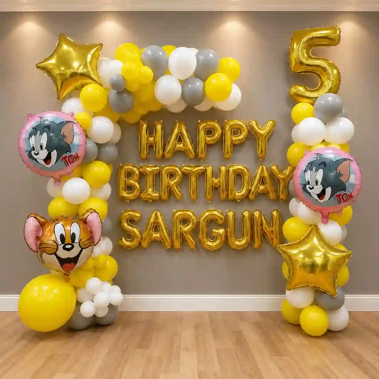 5th Birthday Tom & Jerry Theme Decor